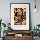 Art Nouveau Pattern Print 017 Framed Art Print by Emile-Alain Séguy