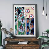 Art Nouveau Pattern Print 010 Framed Art Print by Emile-Alain Séguy
