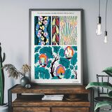 Art Nouveau Pattern Print 009 Framed Art Print by Emile-Alain Séguy