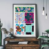Art Nouveau Pattern Print 005 Framed Art Print by Emile-Alain Séguy