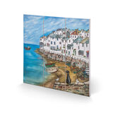 Harbour Hound Woodblock Print by Joe Ramm