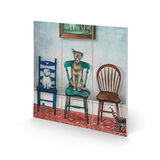Musical Chairs Woodblock Print by Joe Ramm