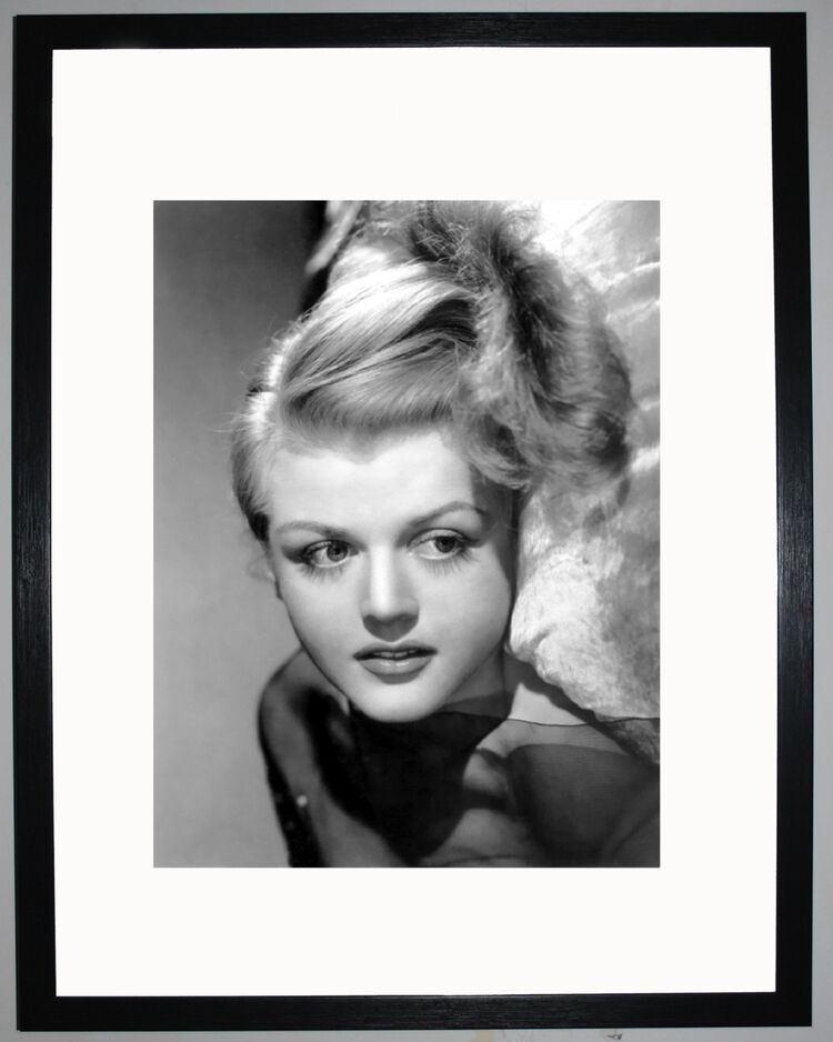 Angela Lansbury Framed Art Print by Silver Screen Stars