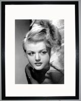 Angela Lansbury Framed Art Print by Silver Screen Stars