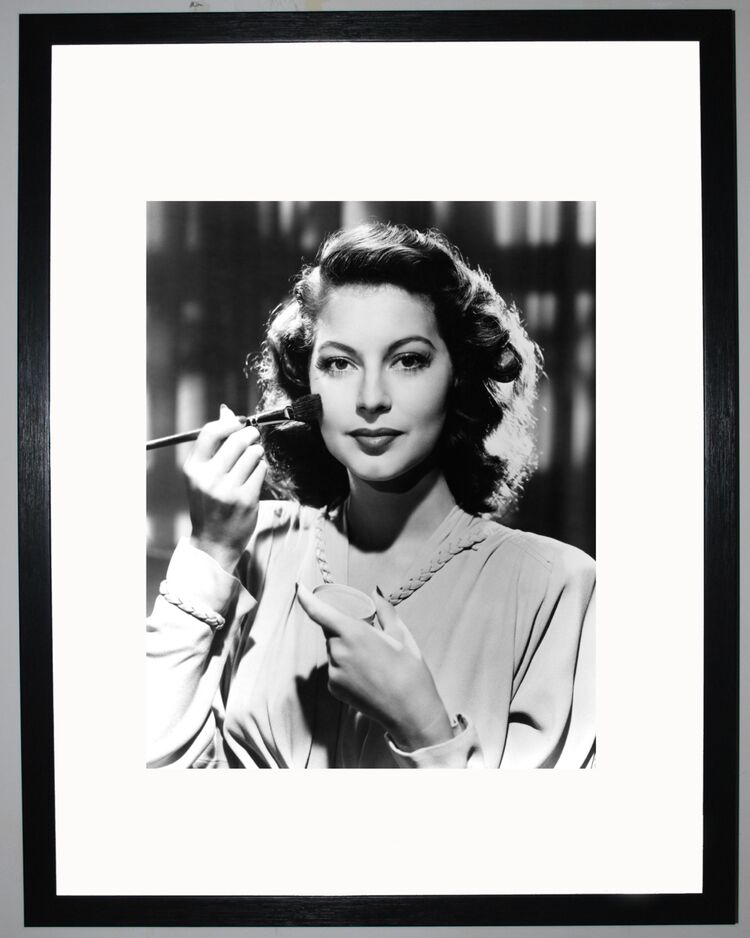 Ava Gardner Framed Art Print by Silver Screen Stars