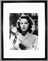 Ava Gardner Framed Art Print by Silver Screen Stars