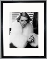 Bette Davis Framed Art Print by Silver Screen Stars
