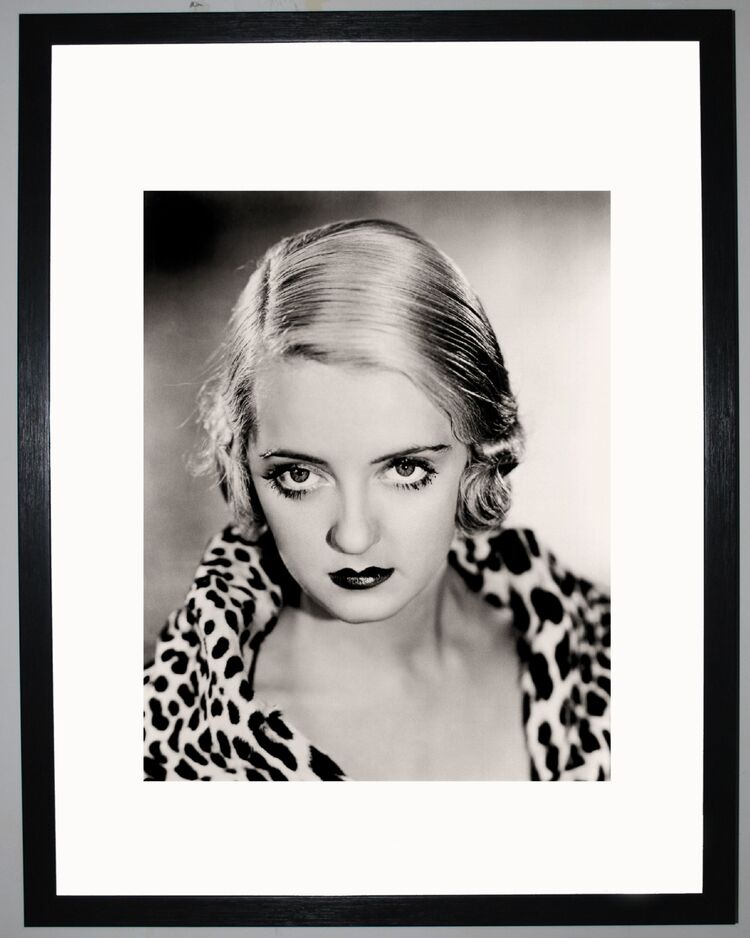 Bette Davis Framed Art Print by Silver Screen Stars