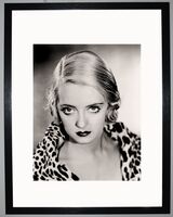 Bette Davis Framed Art Print by Silver Screen Stars