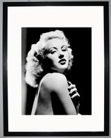 Betty Grable Framed Art Print by Silver Screen Stars