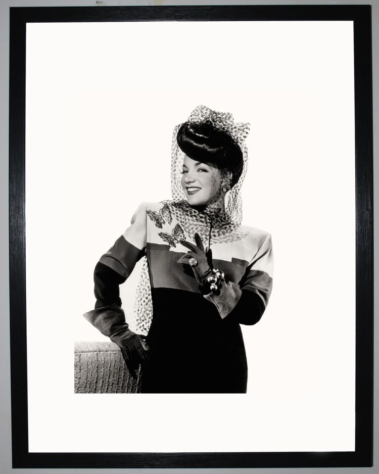 Carmen Miranda Framed Art Print by Silver Screen Stars