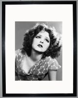 Clara Bow Framed Art Print by Silver Screen Stars