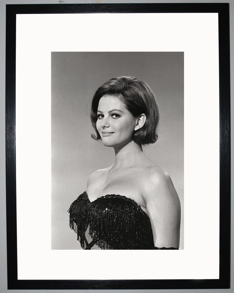 Claudia Cardinale Framed Art Print by Silver Screen Stars