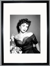 Elizabeth Taylor Framed Art Print by Silver Screen Stars