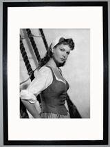 Eva Bartock Framed Art Print by Silver Screen Stars