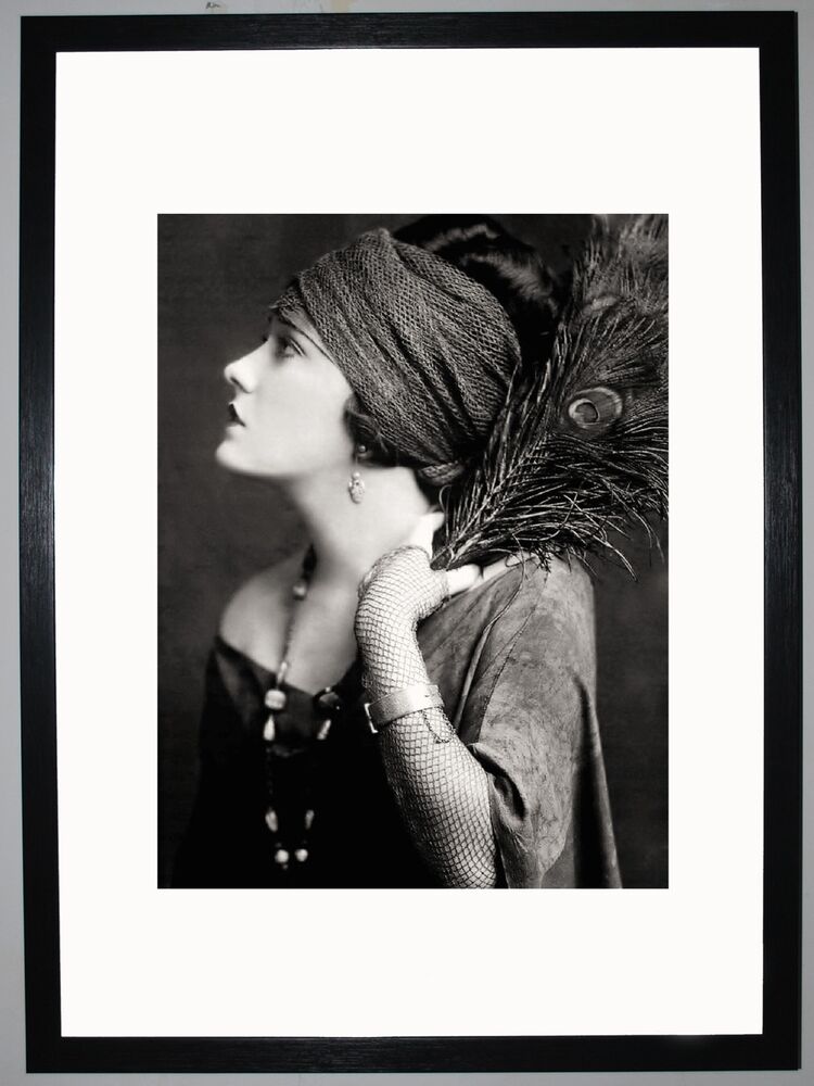 Gloria Swanson  Framed Art Print by Silver Screen Stars