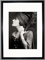 Gloria Swanson  Framed Art Print by Silver Screen Stars