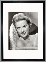 Grace Kelly Framed Art Print by Silver Screen Stars