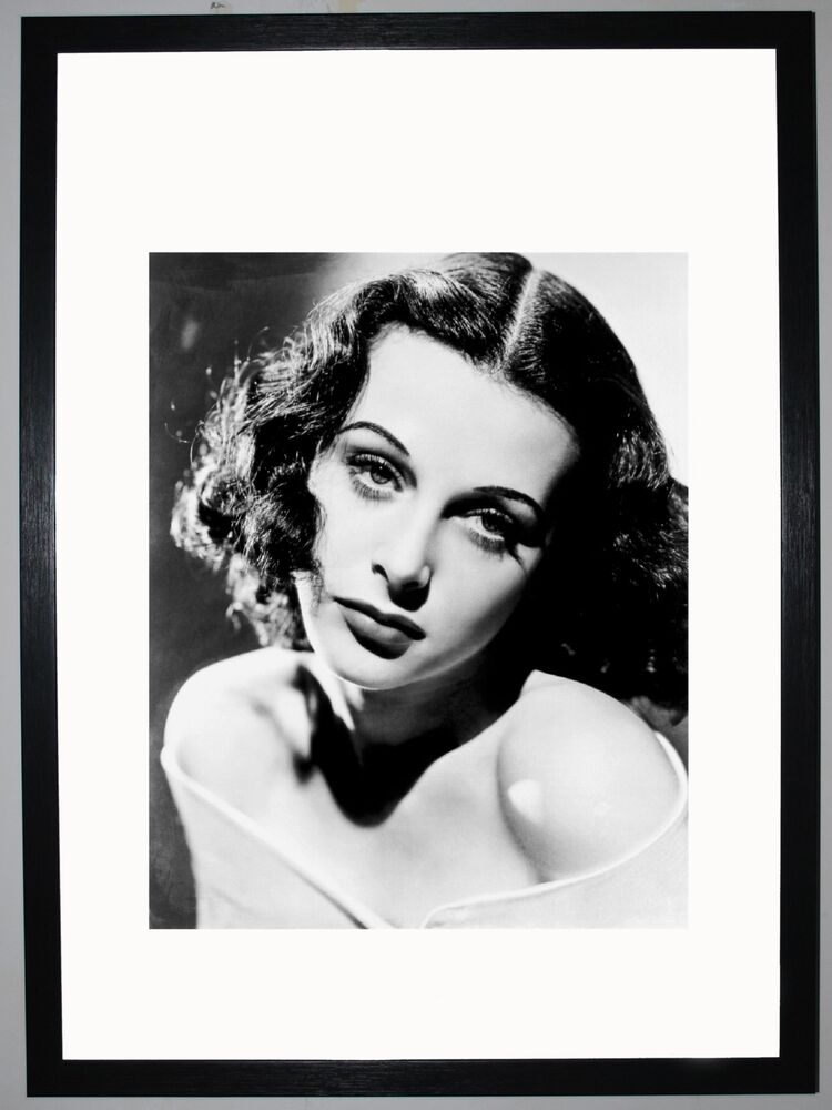 Hedy Lamarr Framed Art Print by Silver Screen Stars