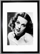 Hedy Lamarr Framed Art Print by Silver Screen Stars