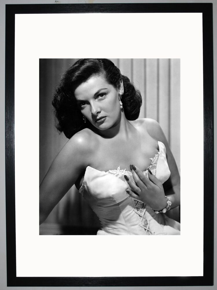 Jane Russell Framed Art Print by Silver Screen Stars
