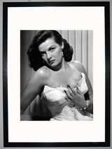 Jane Russell Framed Art Print by Silver Screen Stars