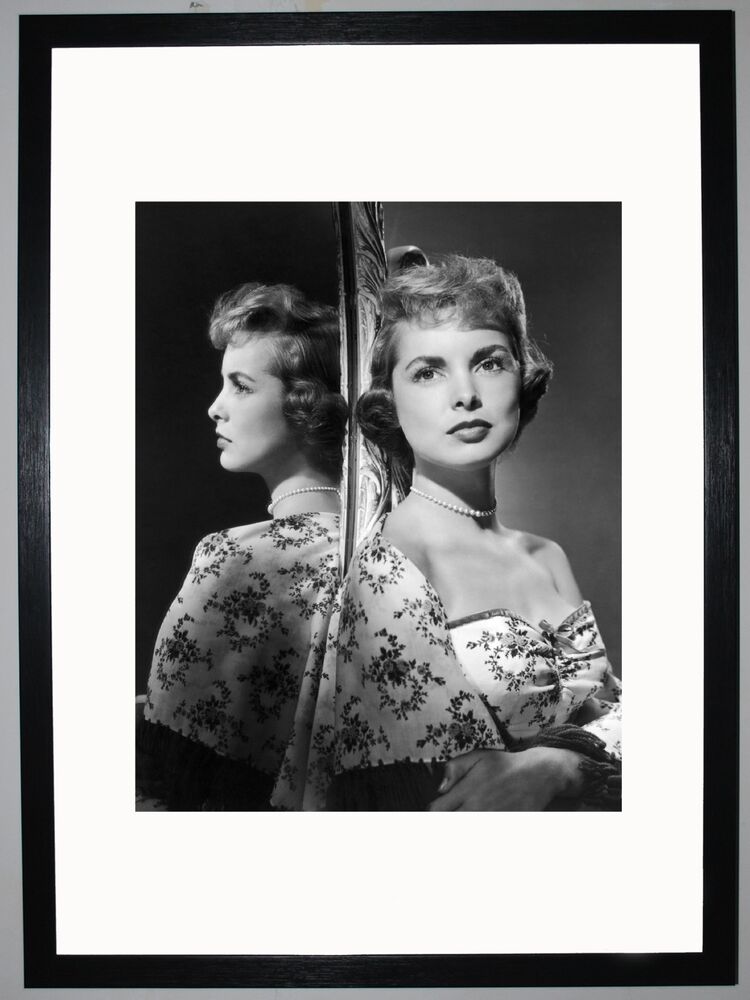 Janet Leigh Framed Art Print by Silver Screen Stars