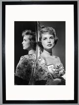 Janet Leigh Framed Art Print by Silver Screen Stars