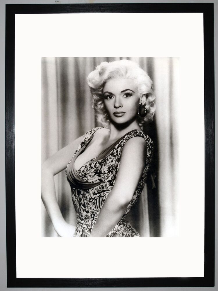 Jayne Mansfield Framed Art Print by Silver Screen Stars