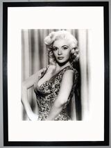 Jayne Mansfield Framed Art Print by Silver Screen Stars