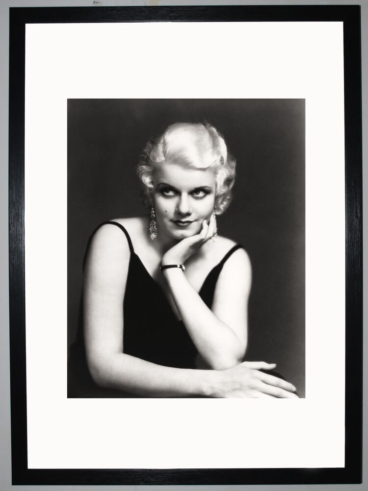 Jean Harlow Framed Art Print by Silver Screen Stars