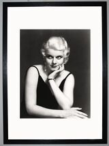 Jean Harlow Framed Art Print by Silver Screen Stars
