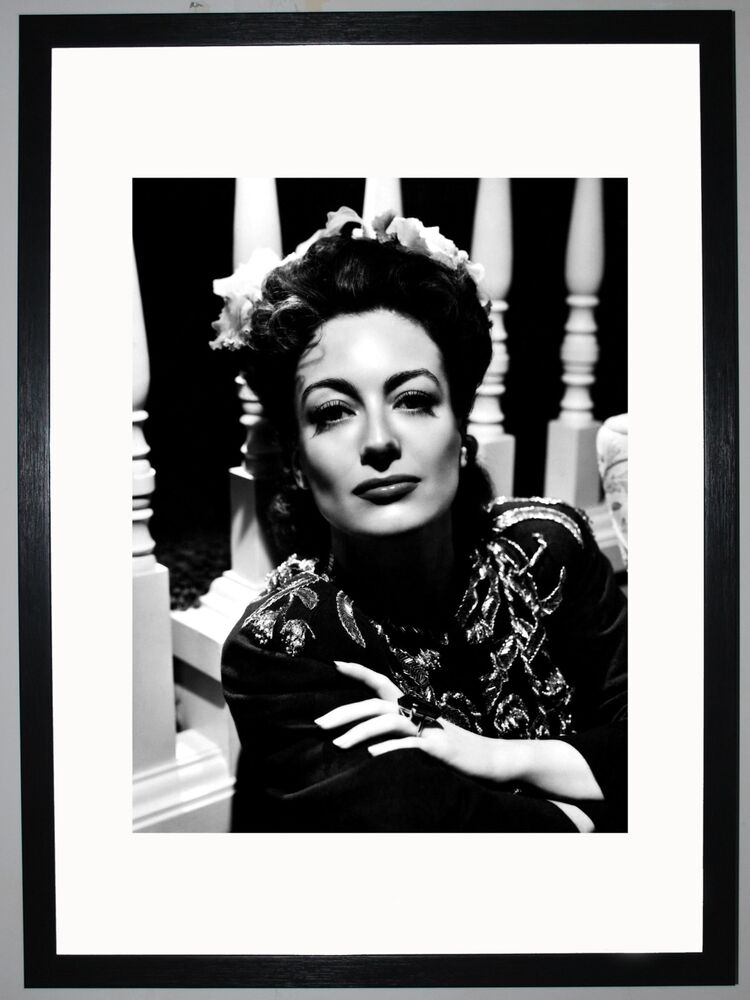 Joan Crawford Framed Art Print by Silver Screen Stars