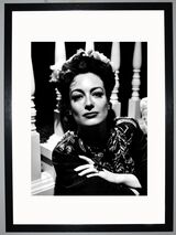 Joan Crawford Framed Art Print by Silver Screen Stars