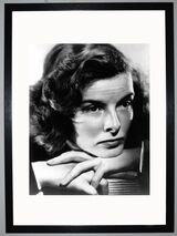 Katharine Hepburn Framed Art Print by Silver Screen Stars