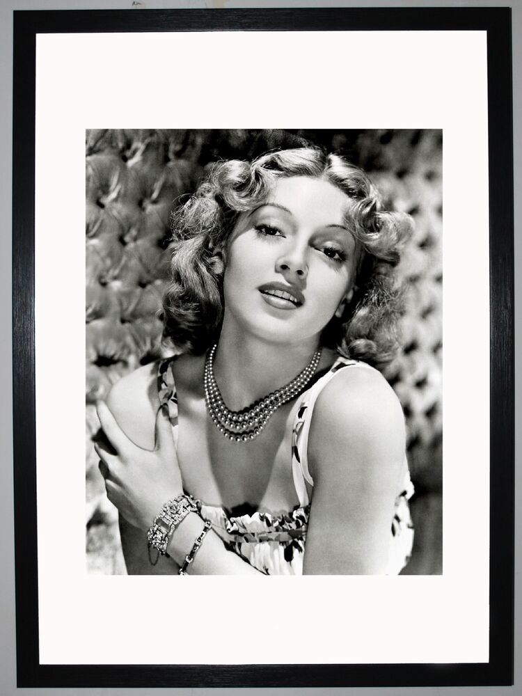 Lana Turner Framed Art Print by Silver Screen Stars