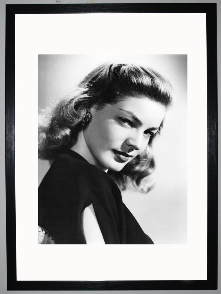 Lauren Bacall Framed Art Print by Silver Screen Stars