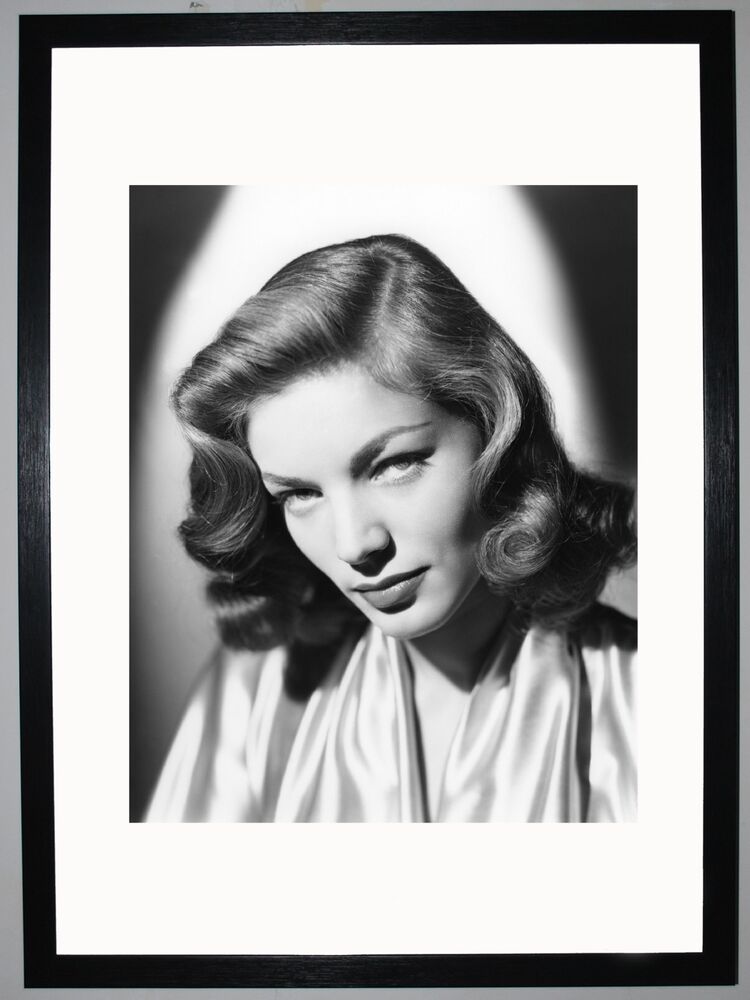 Lauren Bacall Framed Art Print by Silver Screen Stars