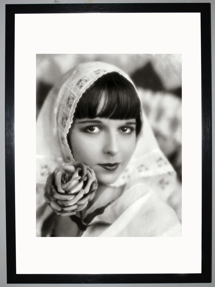 Louise Brooks Framed Art Print by Silver Screen Stars