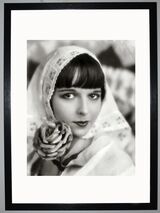 Louise Brooks Framed Art Print by Silver Screen Stars