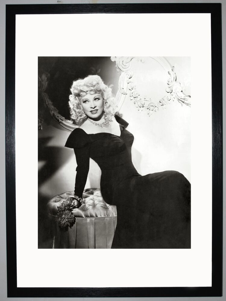 Mae West Framed Art Print by Silver Screen Stars