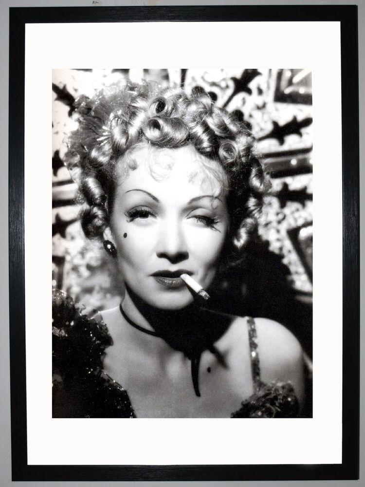 Marlene Dietrich Framed Art Print by Silver Screen Stars
