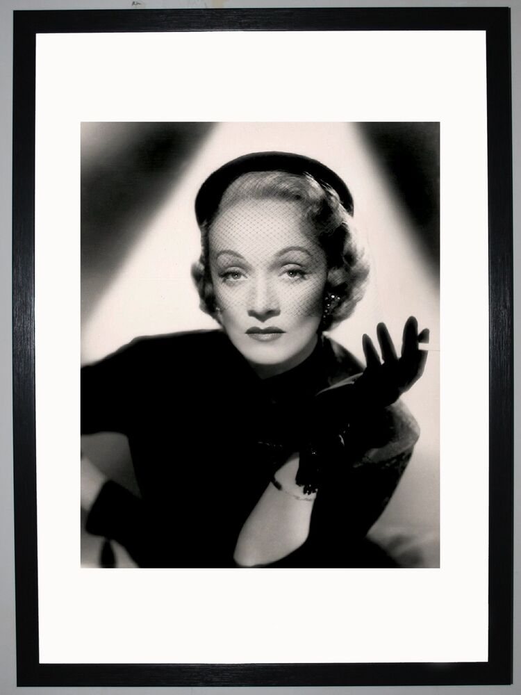 Marlene Dietrich Framed Art Print by Silver Screen Stars