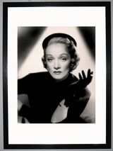 Marlene Dietrich Framed Art Print by Silver Screen Stars