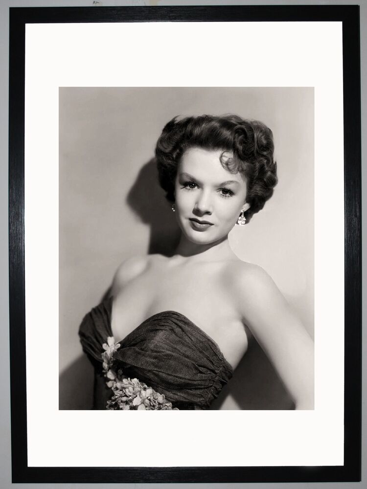 Piper Laurie Framed Art Print by Silver Screen Stars