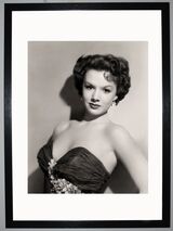 Piper Laurie Framed Art Print by Silver Screen Stars