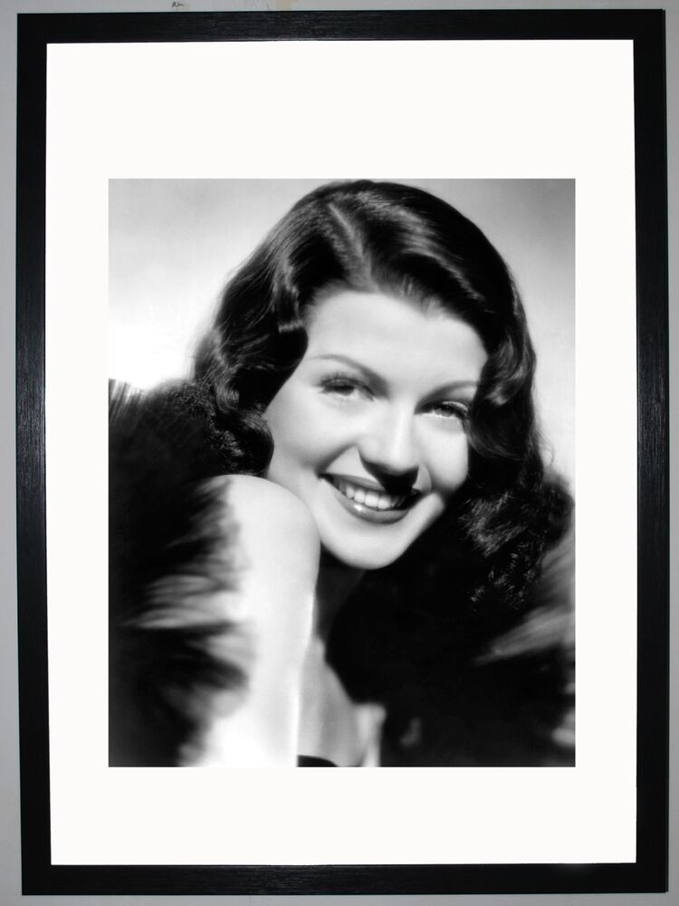 Rita Hayworth Framed Art Print by Silver Screen Stars