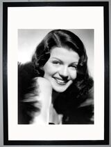 Rita Hayworth Framed Art Print by Silver Screen Stars