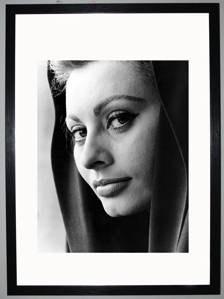 Sophia Loren Framed Art Print by Silver Screen Stars