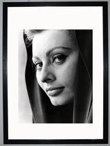 Sophia Loren Framed Art Print by Silver Screen Stars